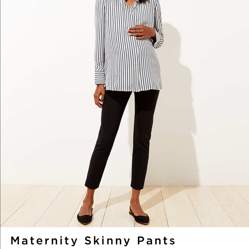 Loft Maternity Skinny Pants size 12 Petite